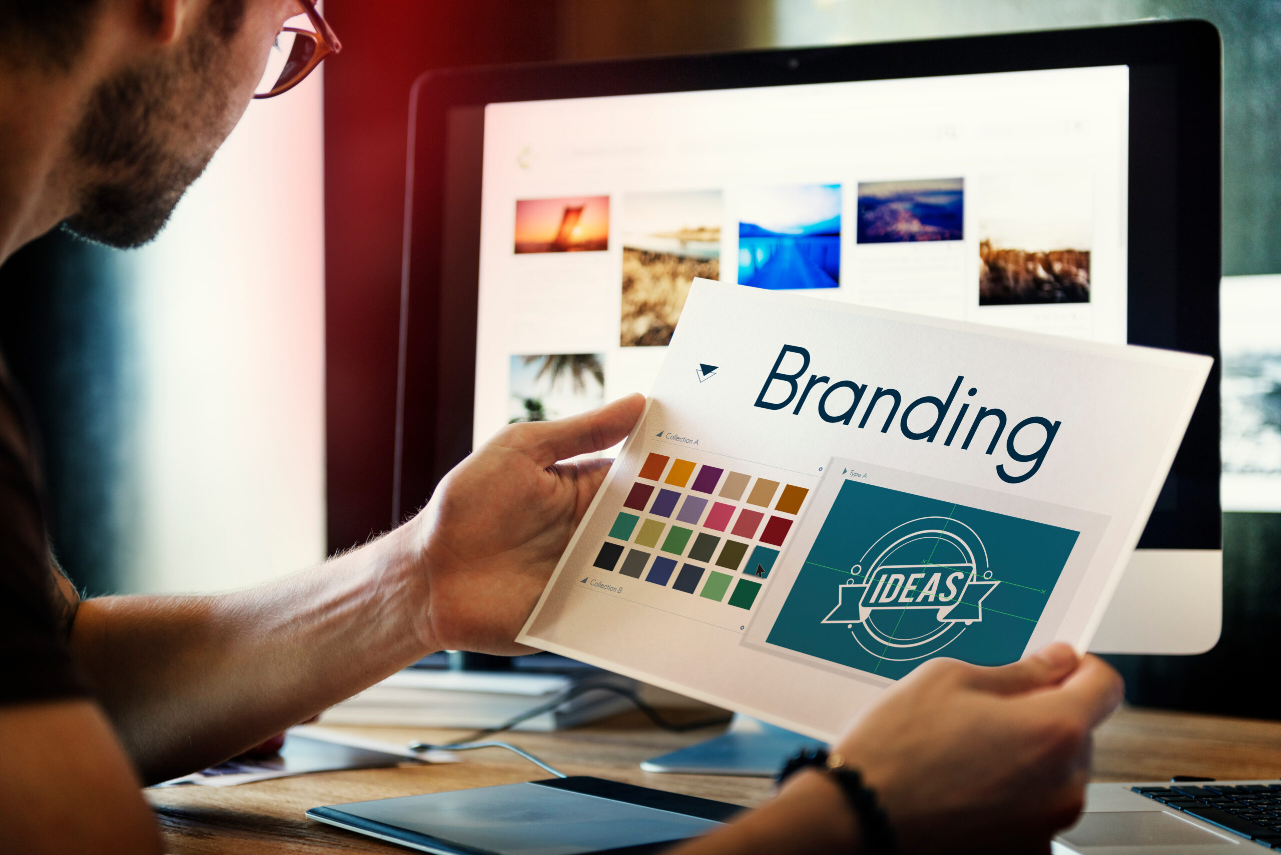 Branding Ideas Design Identitiy Marketing Concept