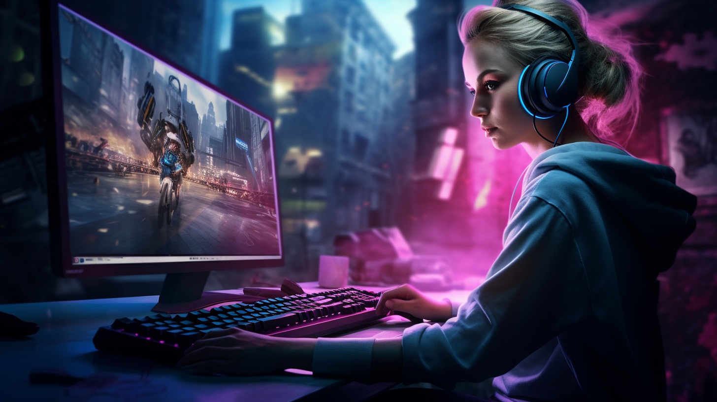 Woman playing Fortnite excite about whats to come in future seasons