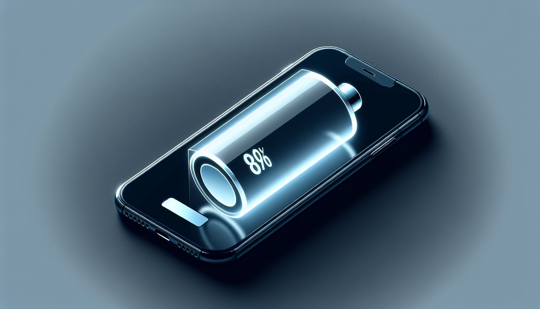 Illustration of an iPhone battery