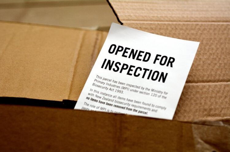 customs and border protection inspection document