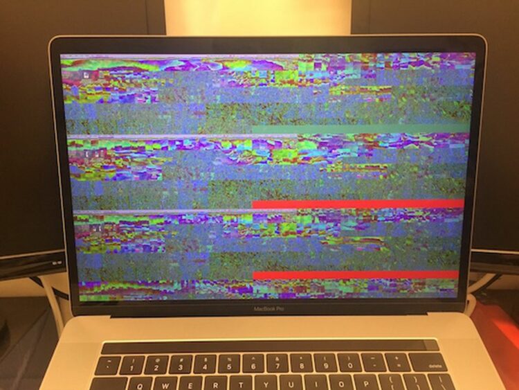 Lines appearing in MacBook Pro screen. How to fix?