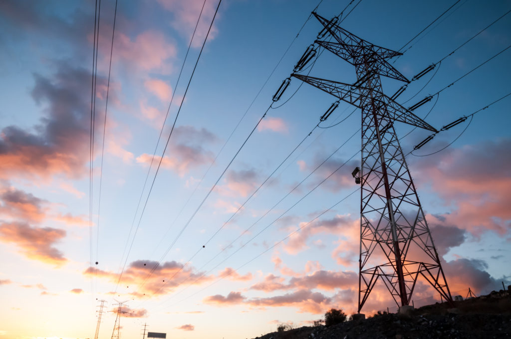 High Voltage Electric Transmission Tower