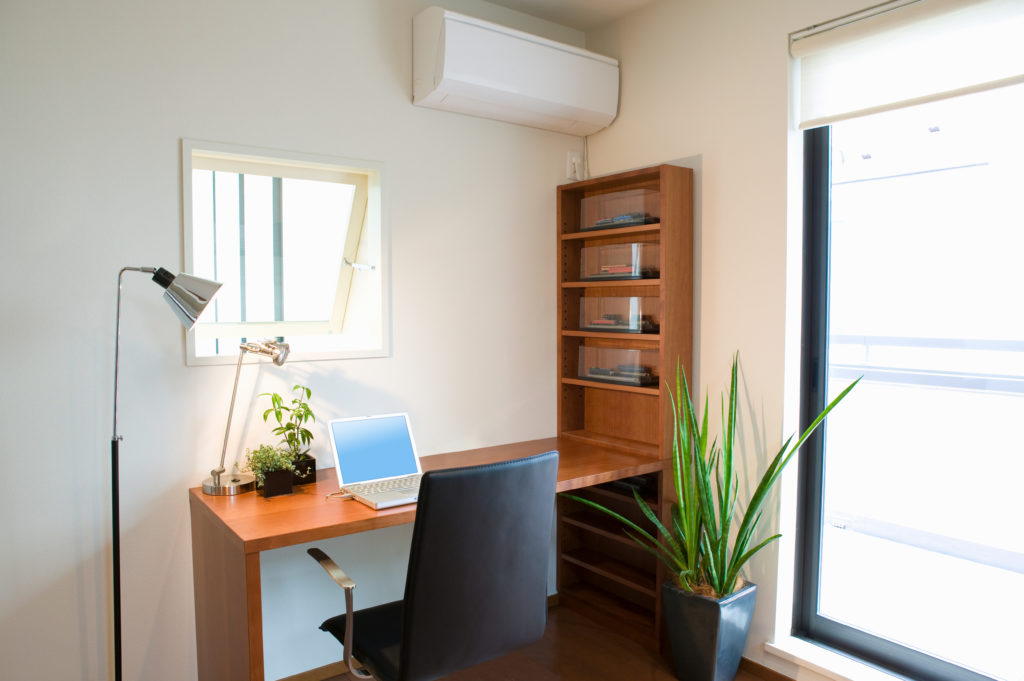 Air-conditioned home office