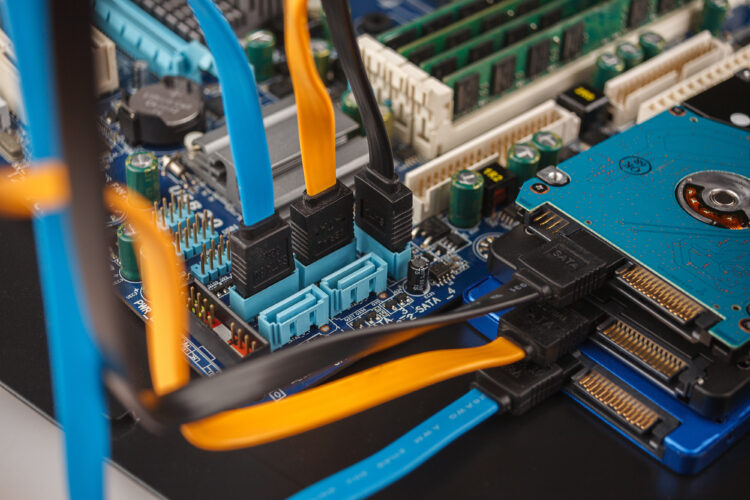 connecting hard drives and SSD drives in a computer using the SATA interface