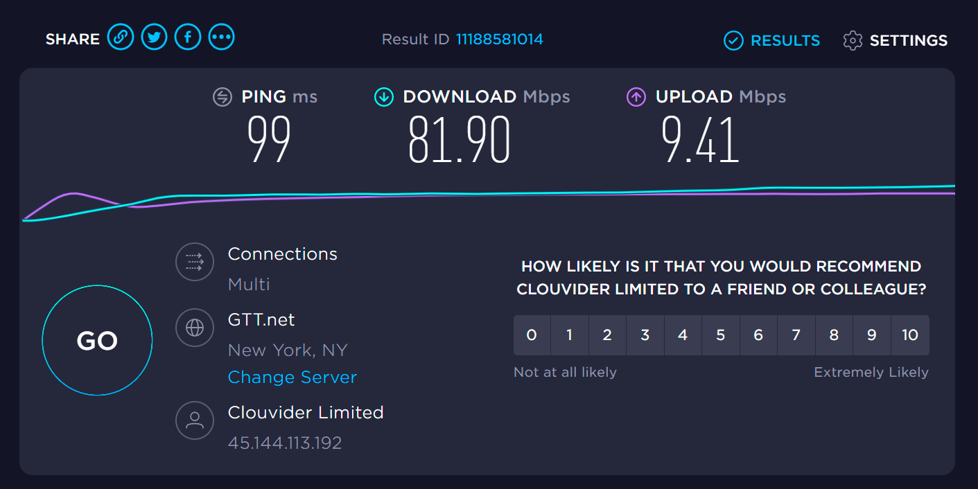what is my upload and download speed