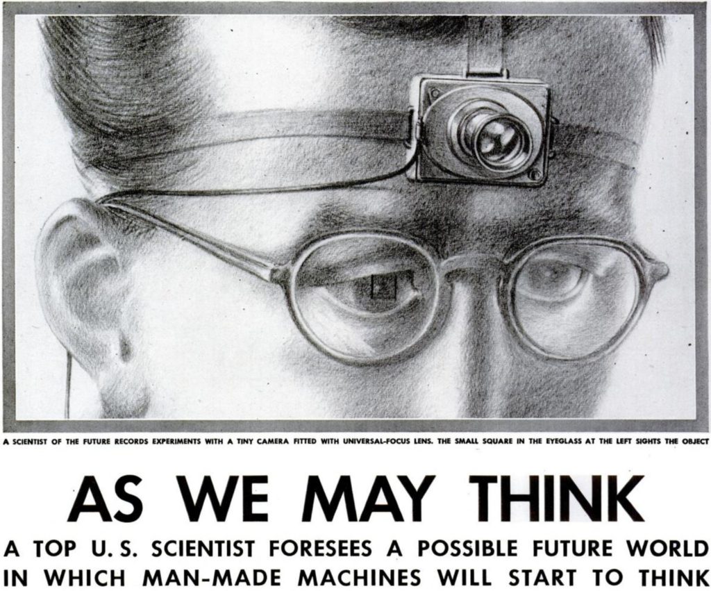 Vannevar Bush Memex.