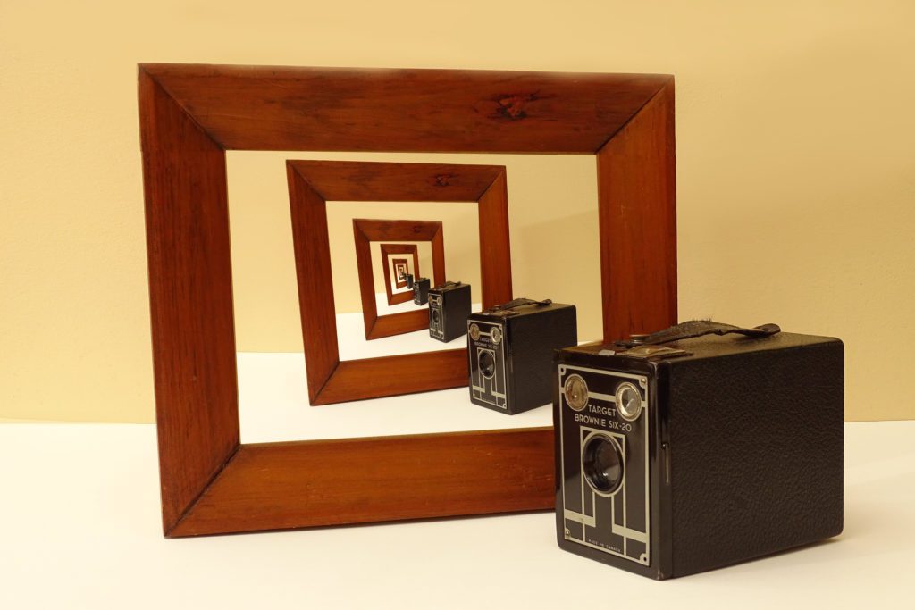 Vintage brownie camera.