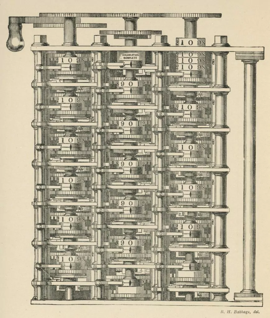 Babbage's 1833 engine.