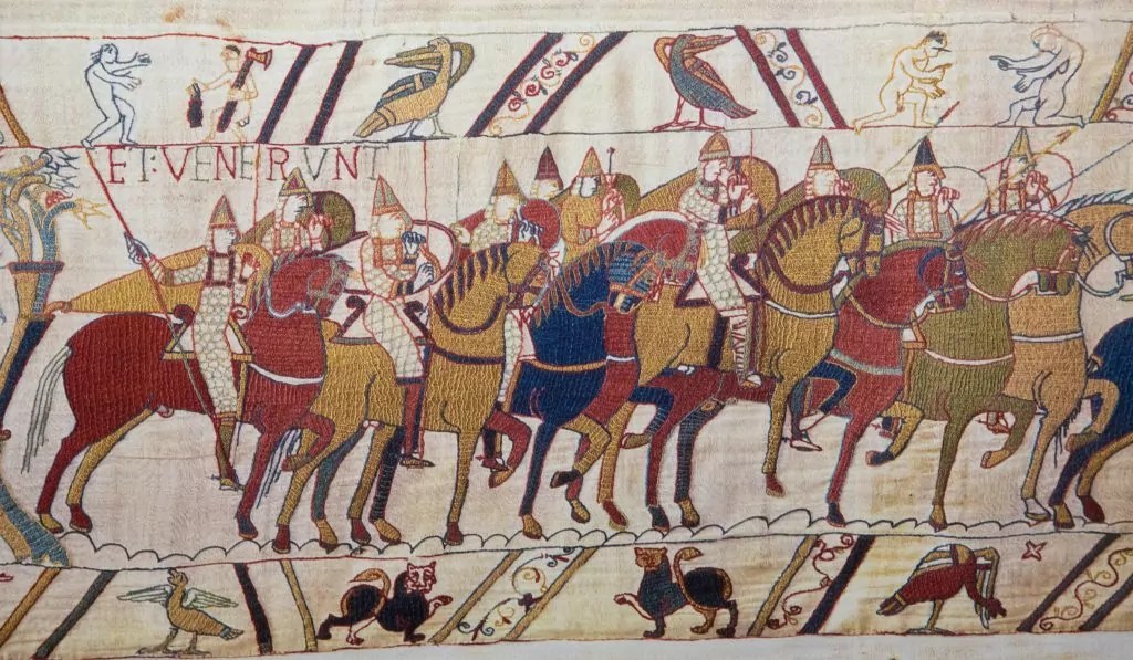Bayeux tapestry - Norman invasion of England.