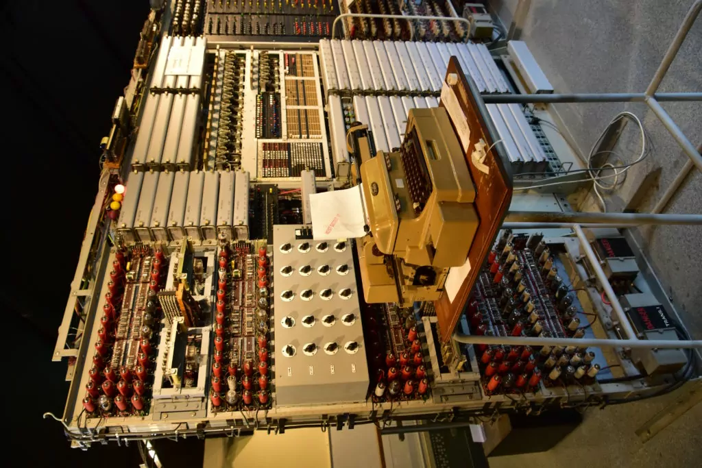 Colossus electronic computer.